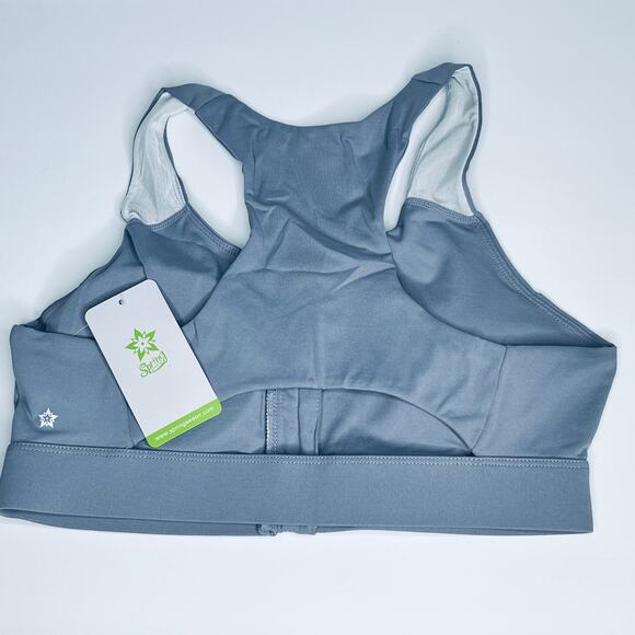 Spring Seaon Front Zip Racerback Bra New M - Picture 2 of 4